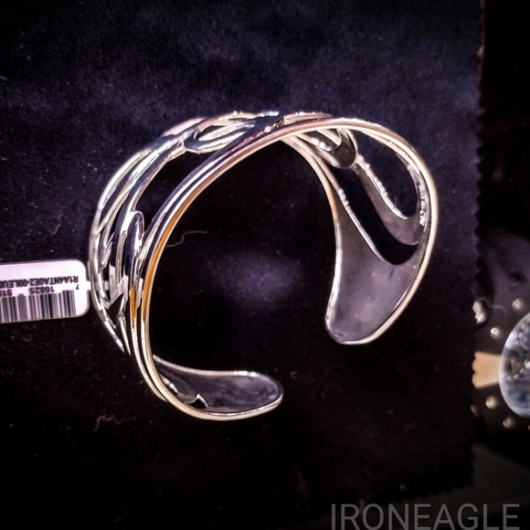 Solid Sterling Silver Openwork Bracelet! - Picture 5 of 6